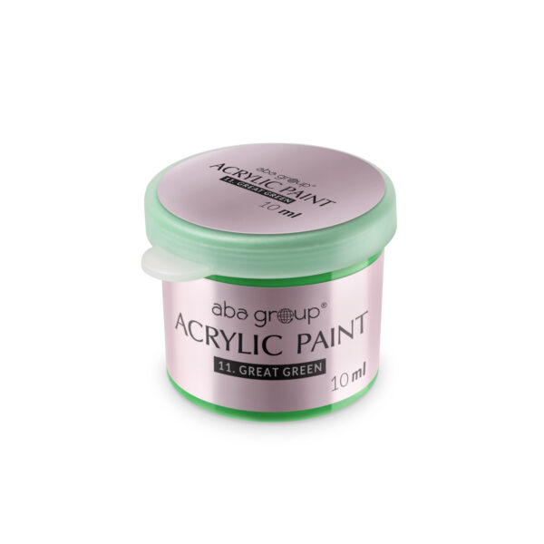 Farbka akrylowa Aba Group 11 – Great Green 10 ml
