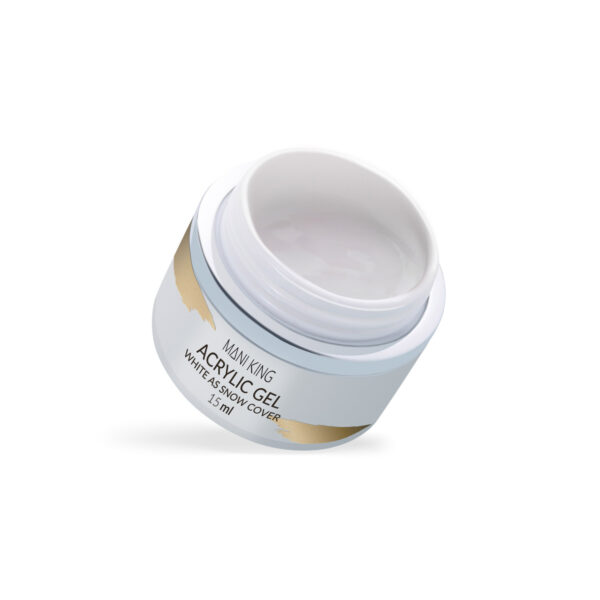 MANI KING ACRYLIC GEL White as Snow Cover – akrylożel do paznokci – 15ml