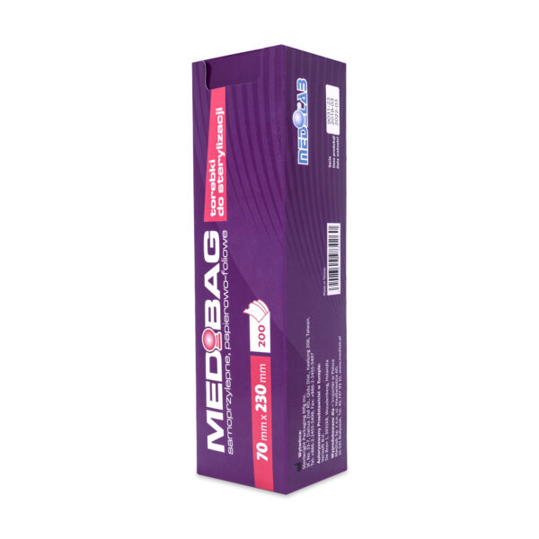 MEDILAB Torebki do sterylizacji 70mm x 230mm 200 sztuk