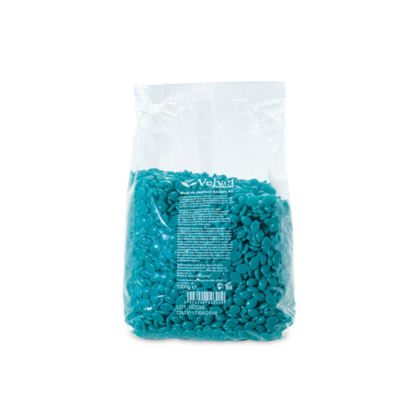 Wosk twardy brazylijski do depilacji Azulenowy 1kg