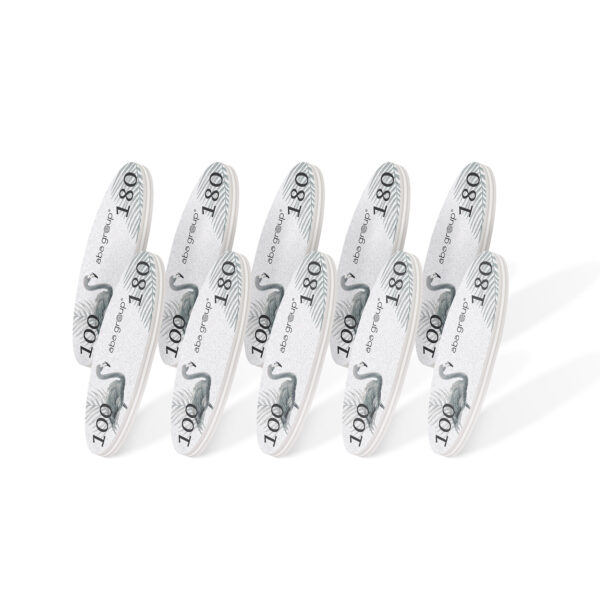 Zestaw 10 sztuk Sweet Polerek Mini FLAMINGI Aba Group ELIPSA 100/180
