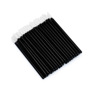 Disposable velor applicators for eyelashes, lips 50 pcs