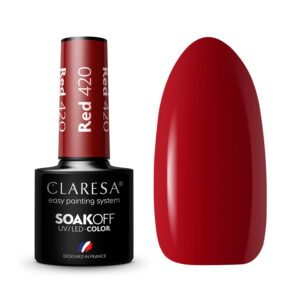 Claresa Lakier hybrydowy RED 420 – 5g