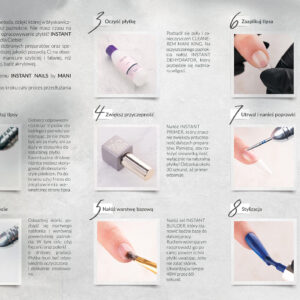 MANI KING Zestaw preparatów do metody INSTANT NAILS