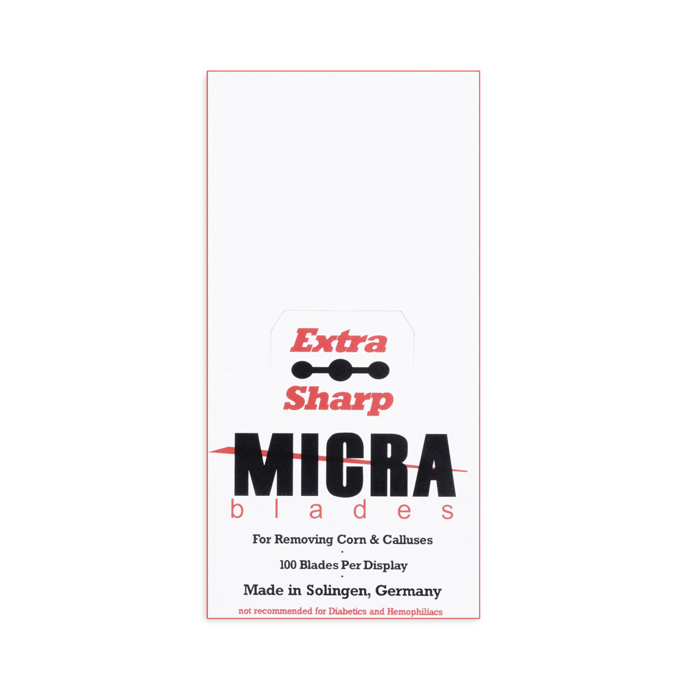 Pedicure Blades for omegas – 100 pcs (10 packs of 10 blades)